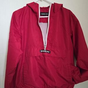 Members Only Crimson Anorak Jacket